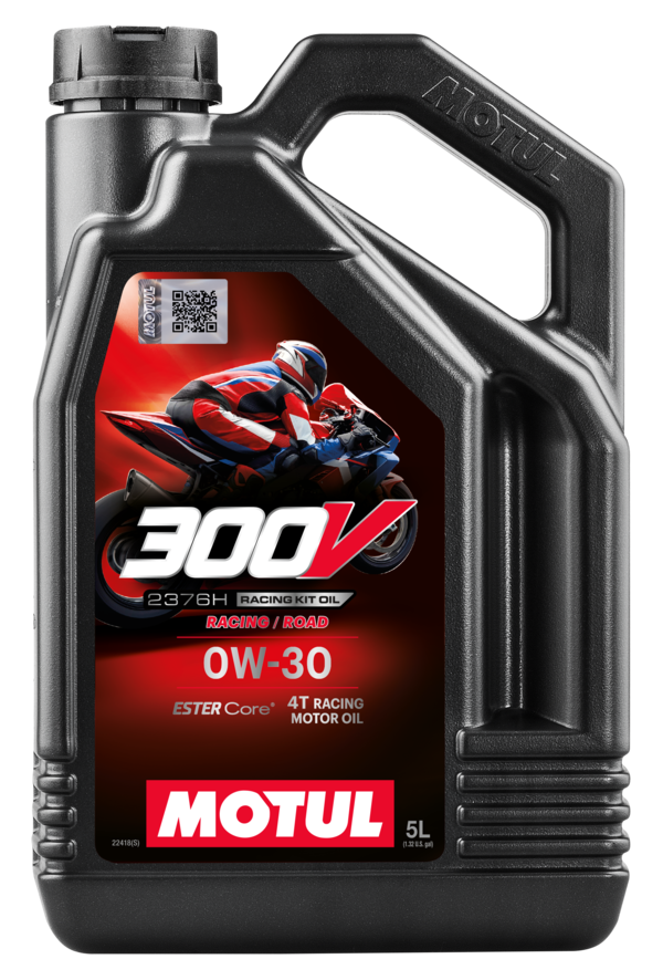 最終値下げ！MOTUL 300V 2376H 0W-30 5L MOTUL 300V ROAD RACING KIT OIL 2376H 0W-30 4T - Motul